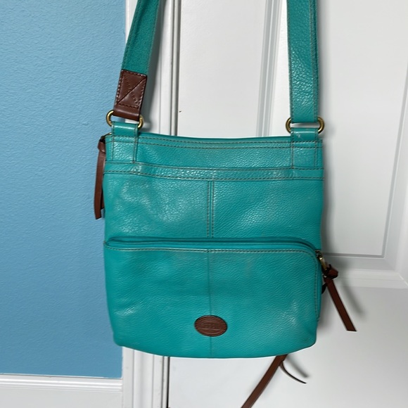 Fossil leather crossbody - Picture 2 of 6